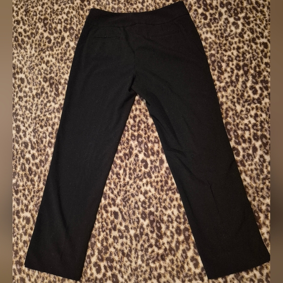 Alfani Women's Black Straight Leg Dress Pants 6 - Picture 5 of 13